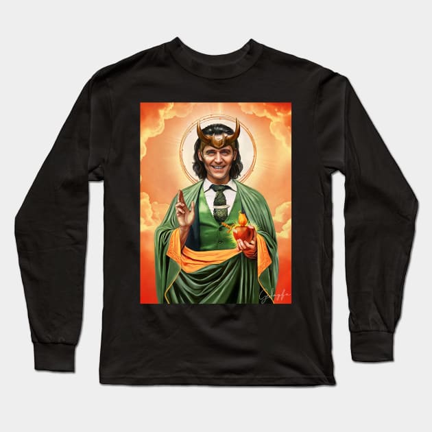 Saint Tom Hiddleston Long Sleeve T-Shirt by Gedogfx